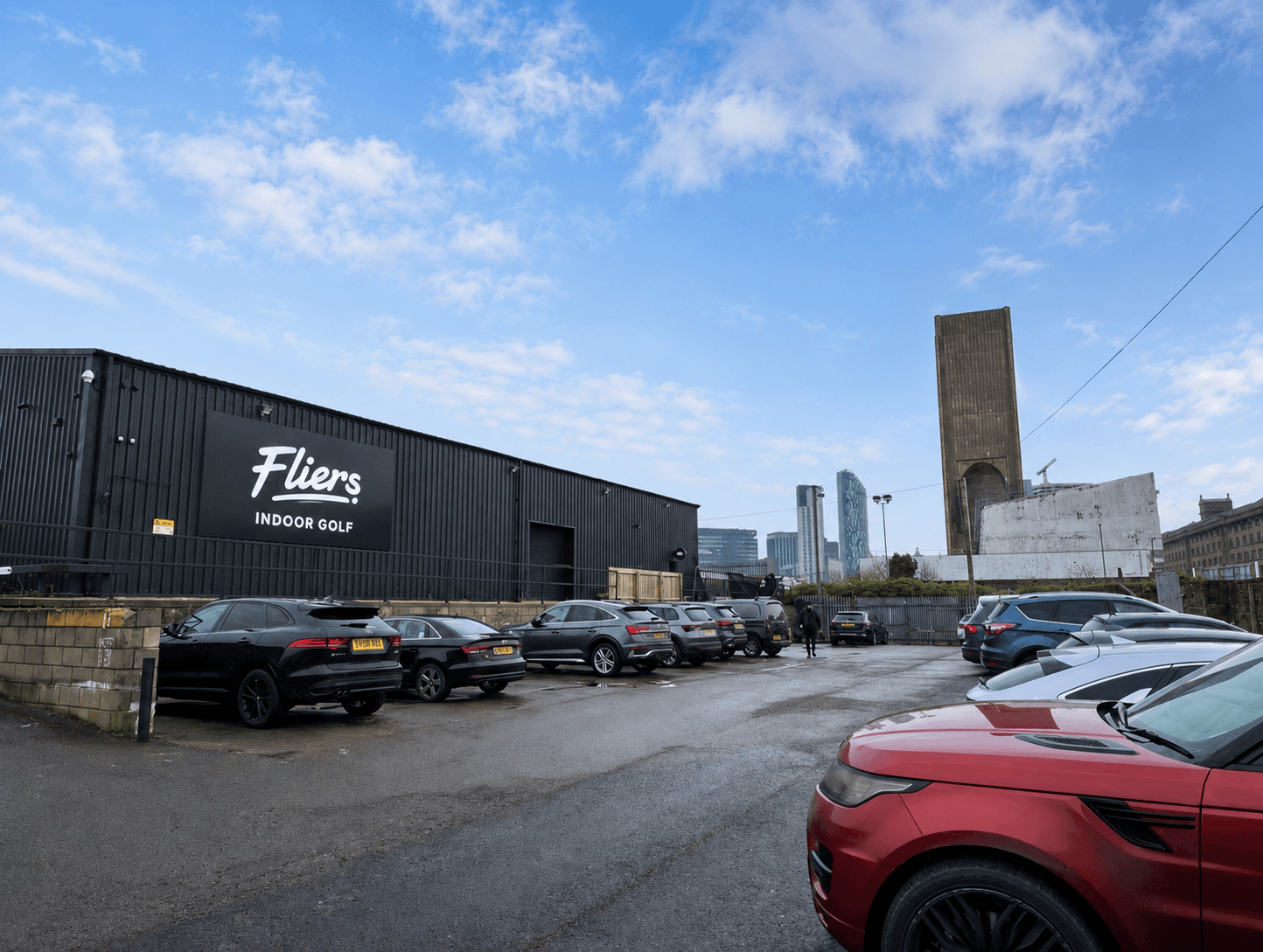 Fliers Indoor Golf, 27 Vandries Street, Liverpool — secure on-site parking